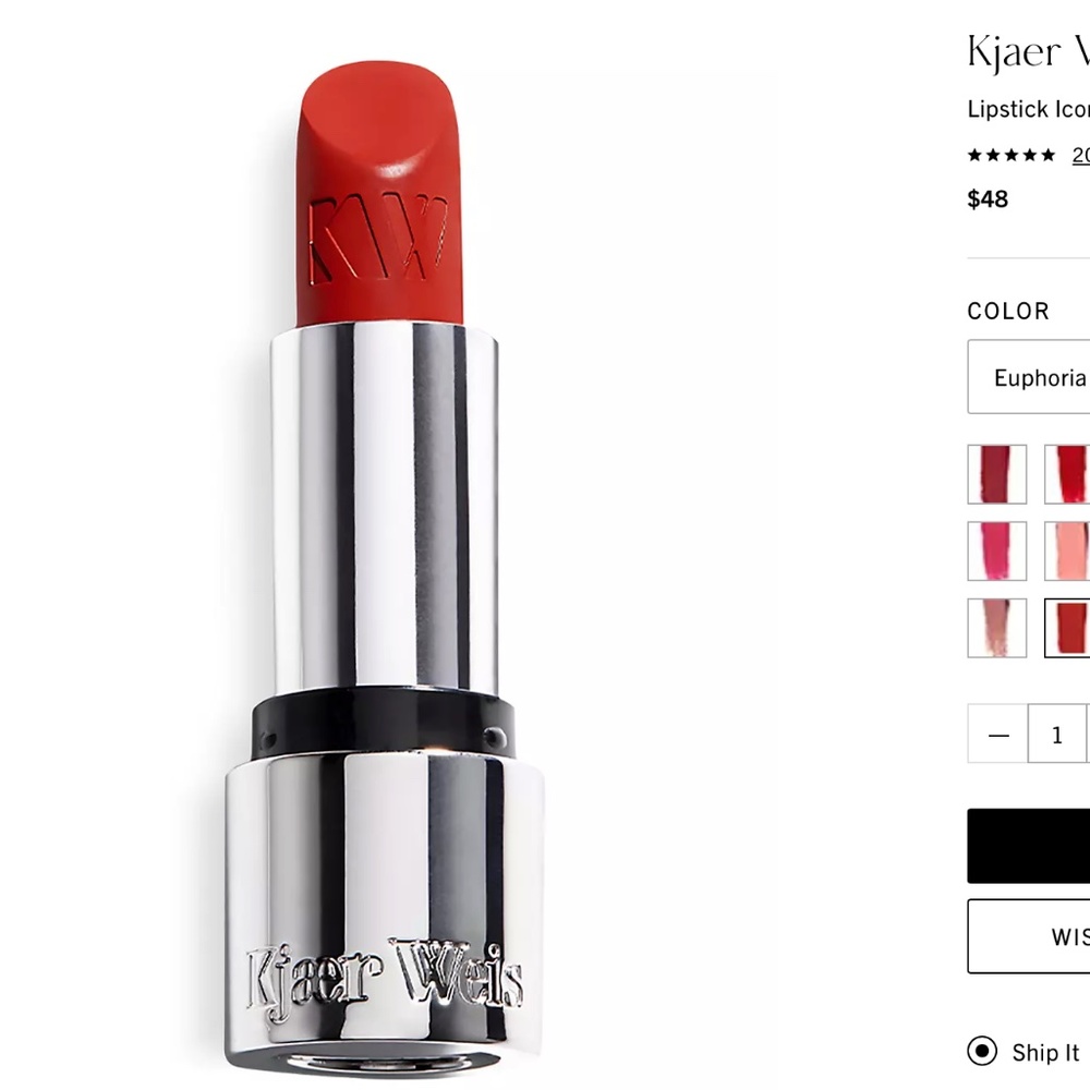 Kjaer Weis Lipstick Iconic Edition - Color: Euphoria